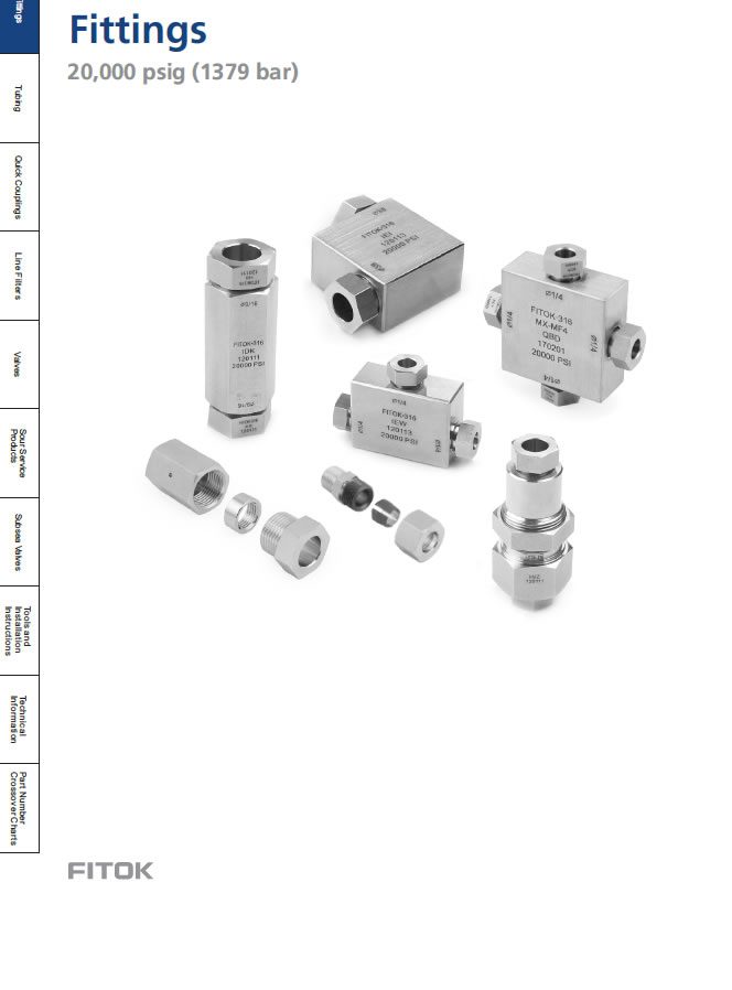 Fitok 20M Series Medium Pressure Fittings