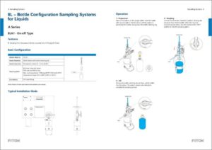 Fitok Cylinder Configuration Sampling Systems for Gases