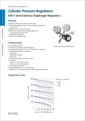 Fitok Cylinder Pressure Regulators