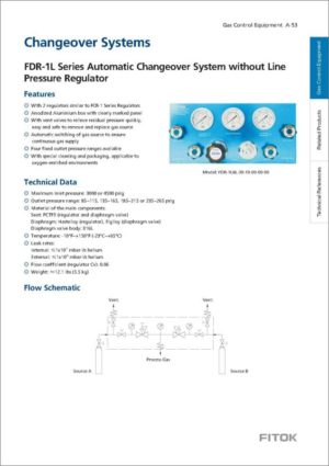 Fitok FDR-1L Series Automatic Changeover System