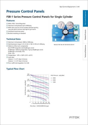 Fitok Pressure Control Panels FSR-1 Series