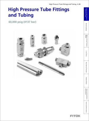 Fitok High Pressure Tube Fittings and Tubing