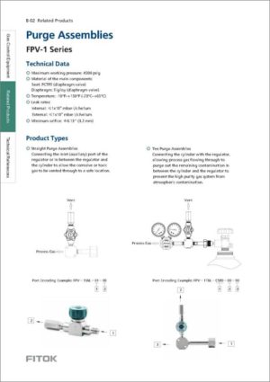 Fitok Purge Assemblies