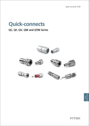 Fitok Quick Connects, QC, QF, QV, QM,and QTM Series